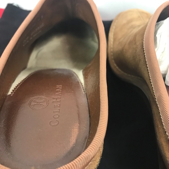 Cole Haan Suede Wedge Clogs 7 - Picture 6 of 8